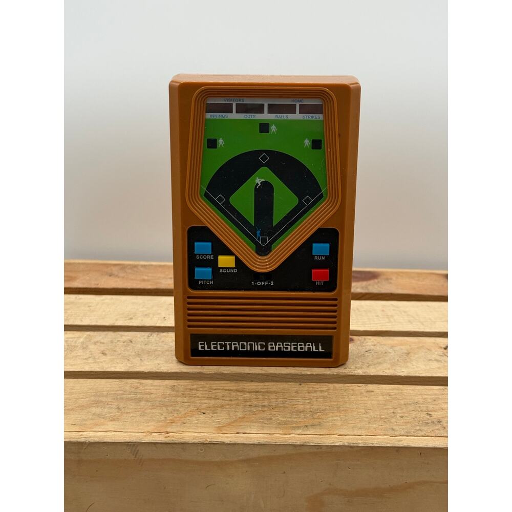 Vintage Mattel Electronic Baseball Handheld Game